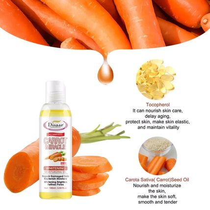 Disaar Carrot Miracle Whitening Facial Body Oil