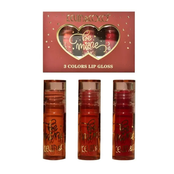 Kevin & Coco Be Mine 3-Color Lip Gloss Set