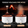 Portable New Volcanic Flame Aroma Diffuser Essential Oil Lamp USB Air Humidifier Night Light