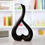 Minimalist Ceramic 3D Heart Shape Flower Vase