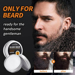 SADOER Men Beard Balm Nourishing Care Cream Revitalize Repair Moisturize Soften Beard Balm 20g