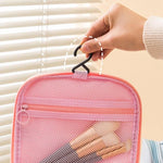 Multipurpose Clamshell Makeup Travel Bag Waterproof Travel Cosmetic Washbag Organizer