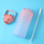 BEWATER WATER BOTTLE 2000ML - WITH STRAW