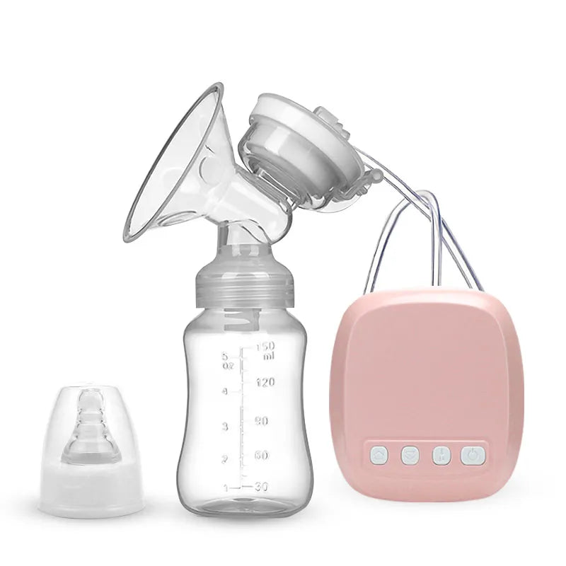 Electric Breast Pump Automatic Breastfeeding Pump With Baby Bottle Milk Extractor