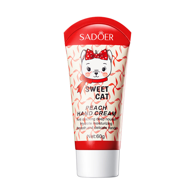 Sadoer Sweet Cat Peach Hand Cream 60g