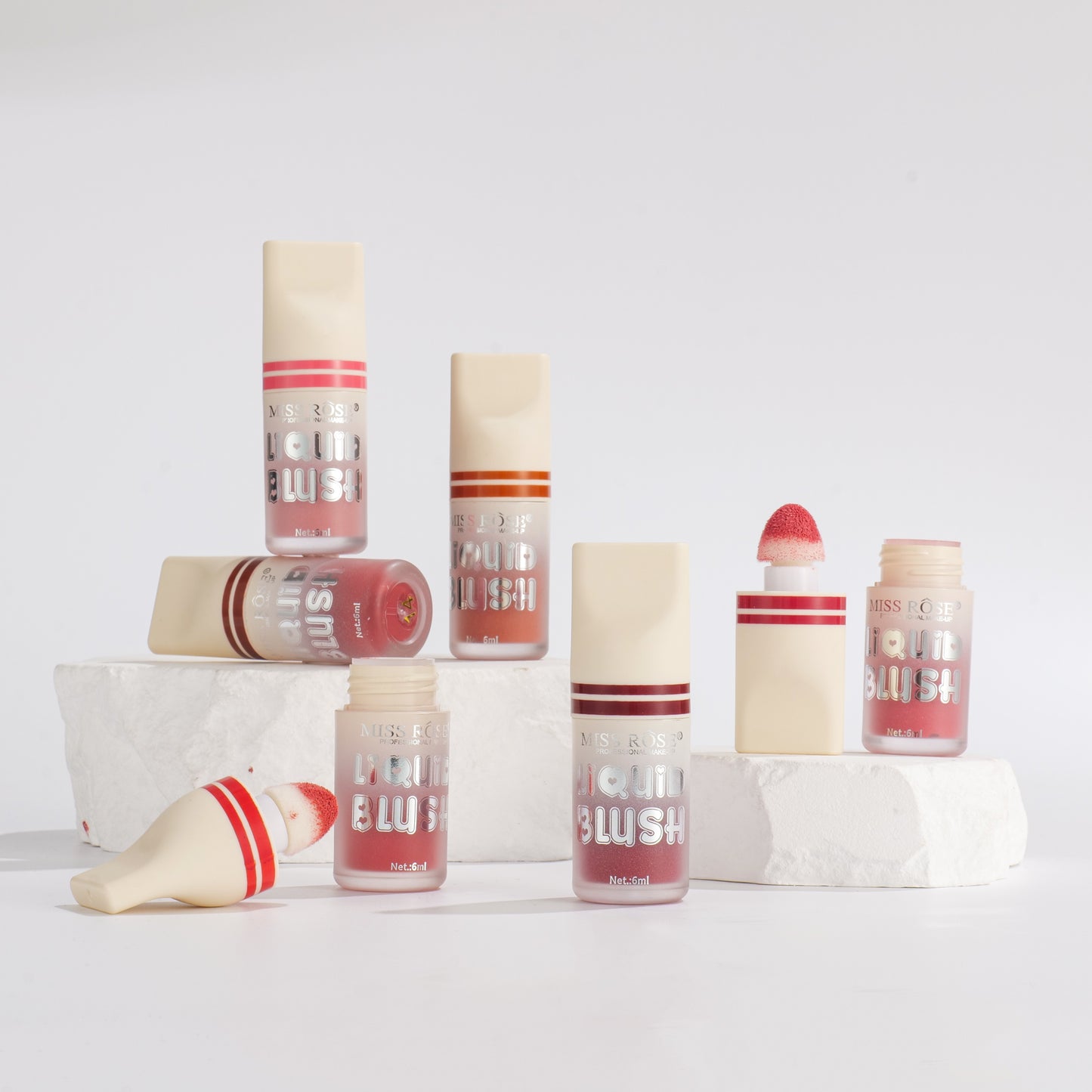 Miss Rose New Liquid Puff Blushes