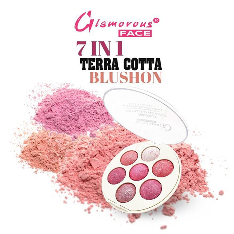 Glamorous 7 Color Tera Cotta Blushon