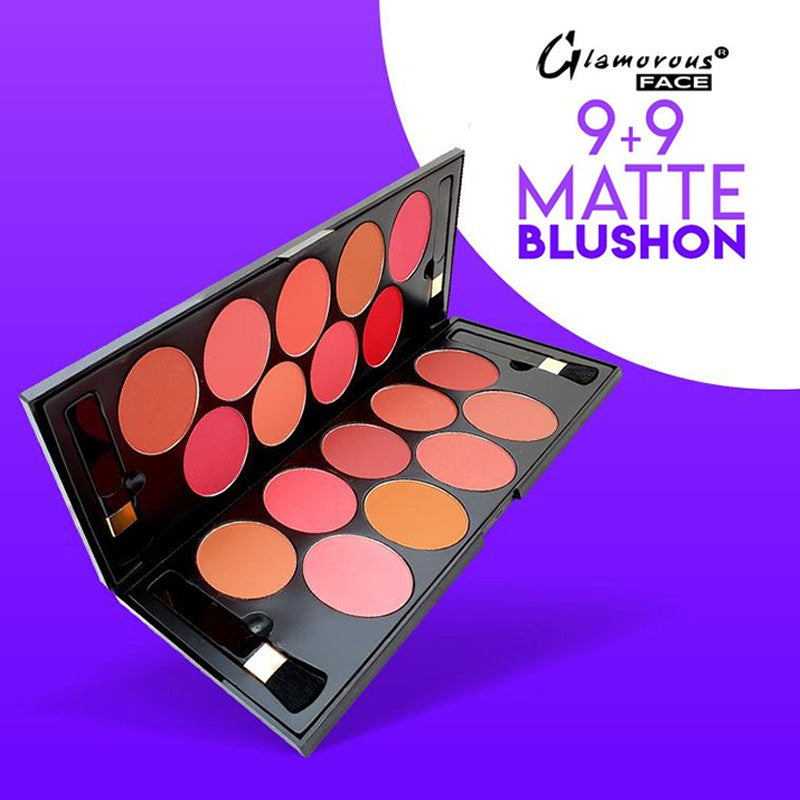 Glmorous 9+9 Baked & Matte Blushon Kit