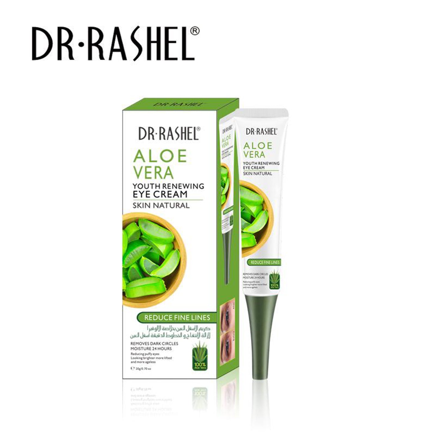 Dr.Rashel Aloe Vera Youth Renewing Eye Cream For Dark Circle - 20ml