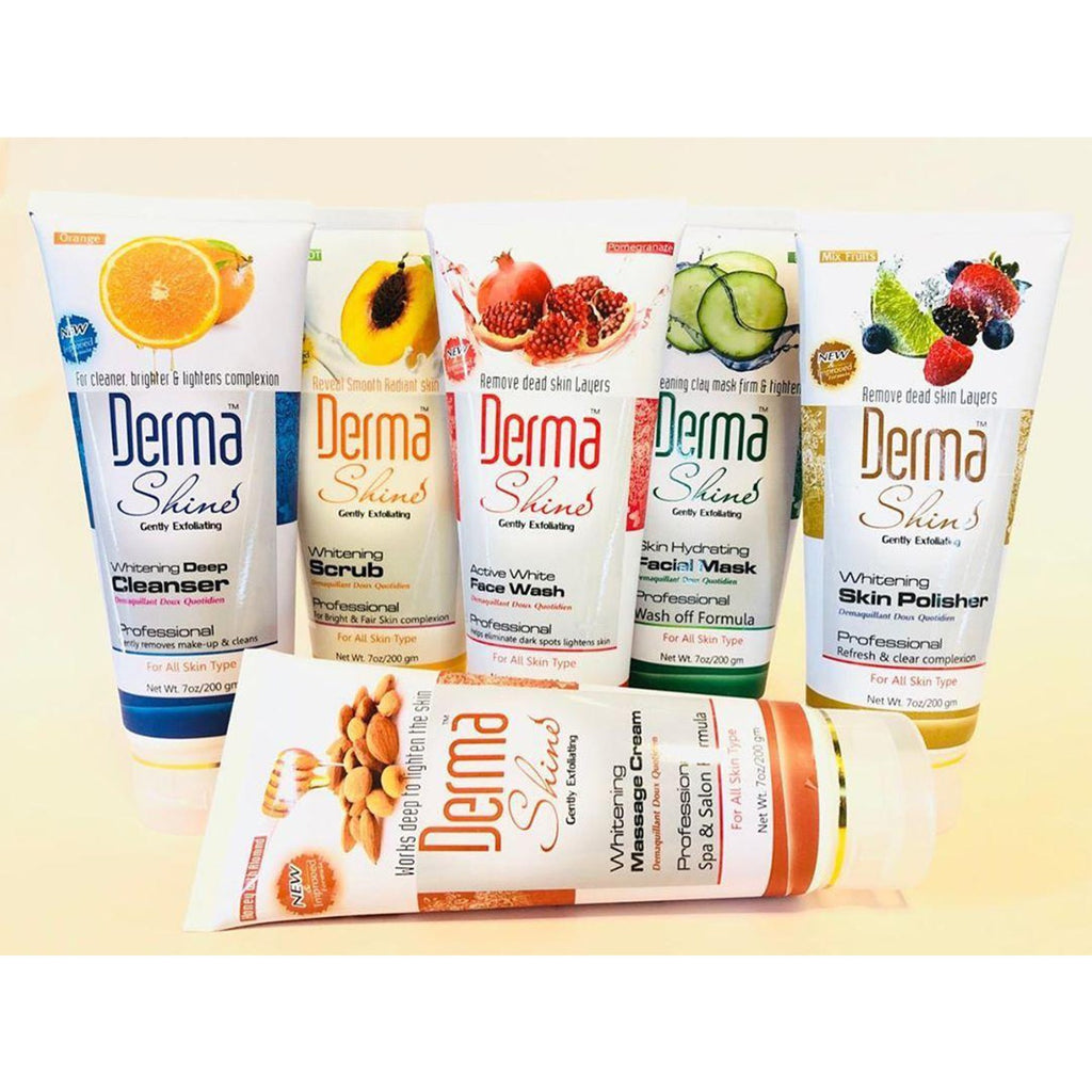 Derma Shine Fruit Facial Kit Pack Of 6