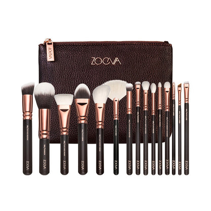 Zoeva Rose Golden Complete Brushes Set - 15 pcs