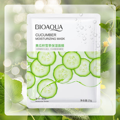 Bioaqua Cucumber Moisturizing Face Sheet Mask Improving Dryness Mask