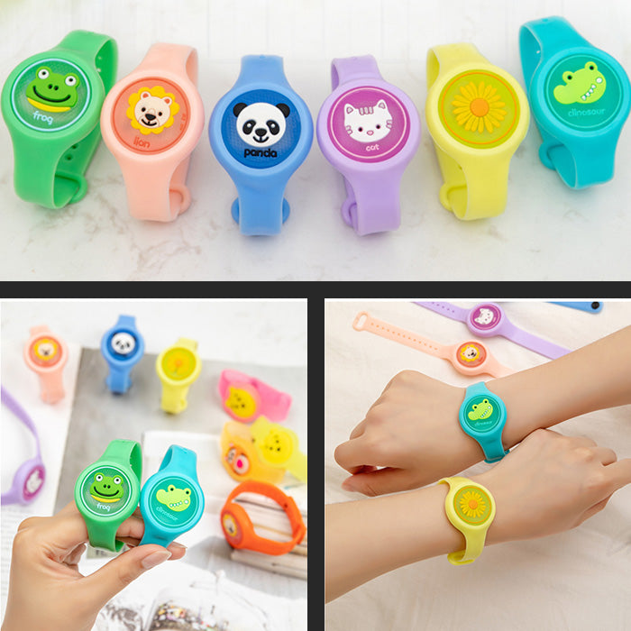 Multicolor Flashing Light Mosquito Repellent Bracelet Cute Mosquito Repellent Watch