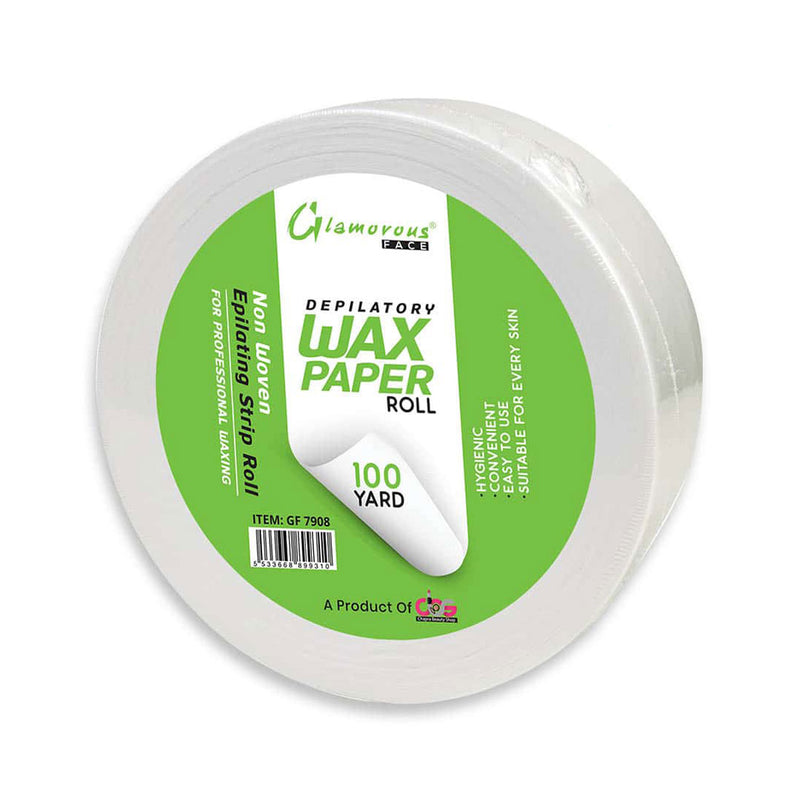 Glamorous Face Depilatory Wax Roll Paper (100 Yard)