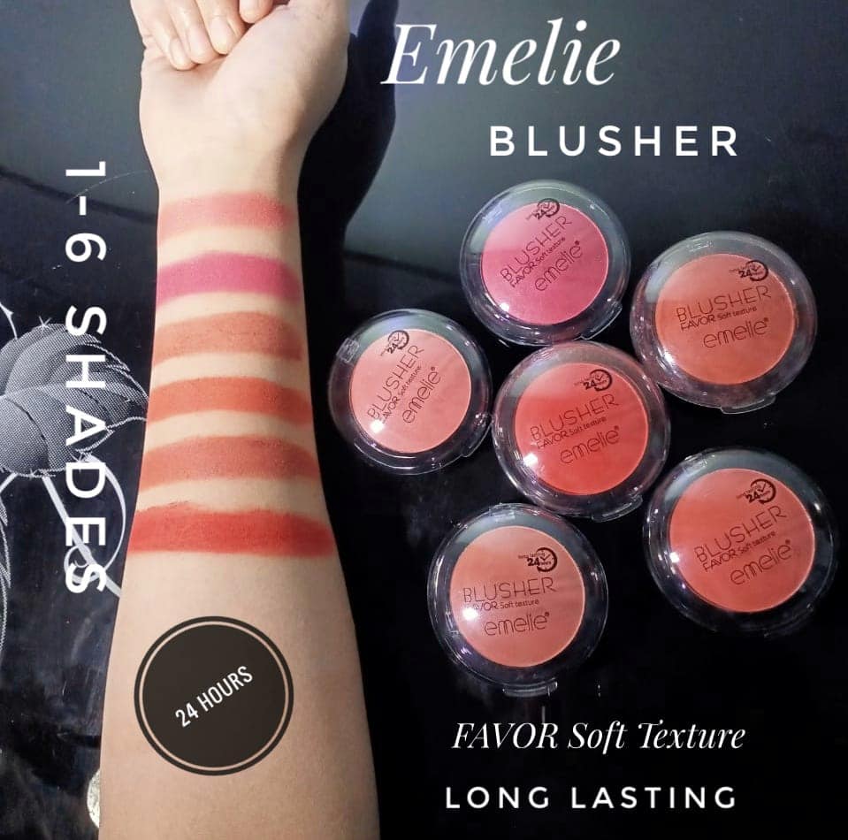 Emelie Favor Soft Texture Blusher Favor Soft Pack of 5 Available