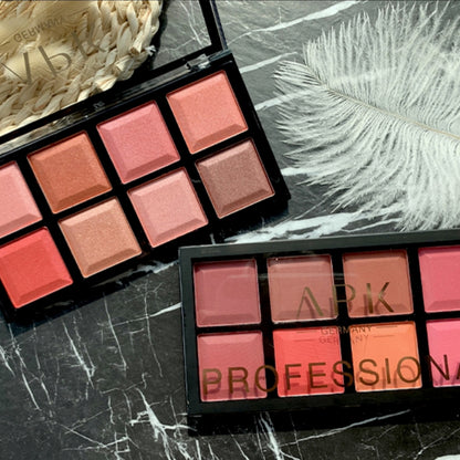 APK PROFESSIONAL BLUSH PALETTE – 8 Shades