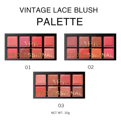 APK PROFESSIONAL BLUSH PALETTE – 8 Shades