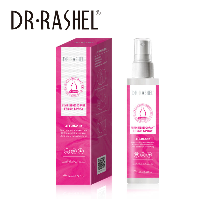 Dr Rashel PH-Balanced Feminine Deodorant Fresh Spray All-In-One - 100ml