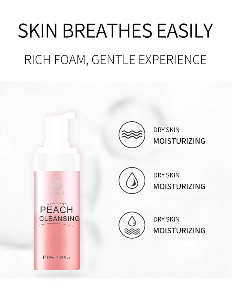 Estelin Peach Cleansing Mousse