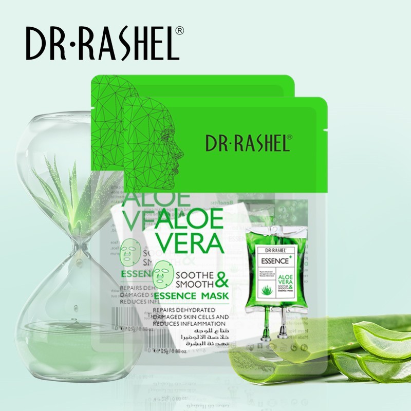 Dr Rashel Aloe Soothing Smoothing Essence Mask - 5Pcs