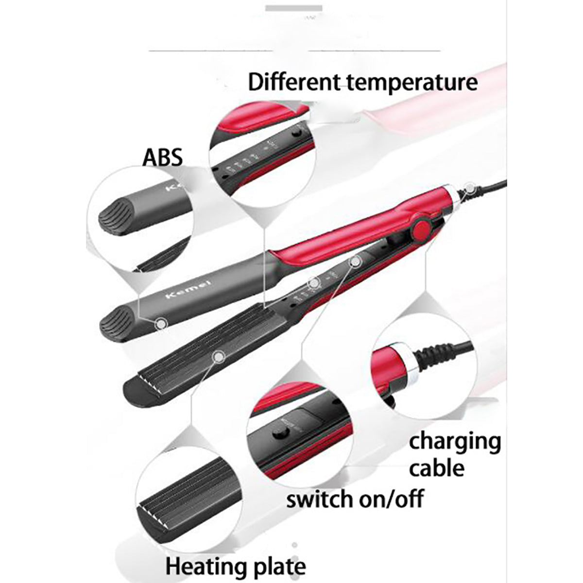 KEMEI PROFESSIONAL HAIR CRIMPER KM-533