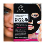 Estelin Charcoal White Hydrating Black Mask 5pcs