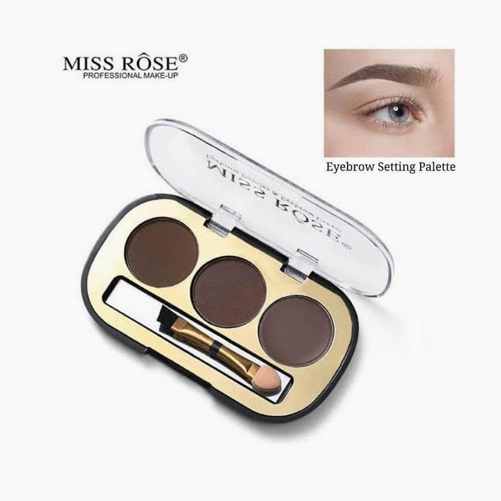 Miss Rose 3 Colors Eyebrow Powder