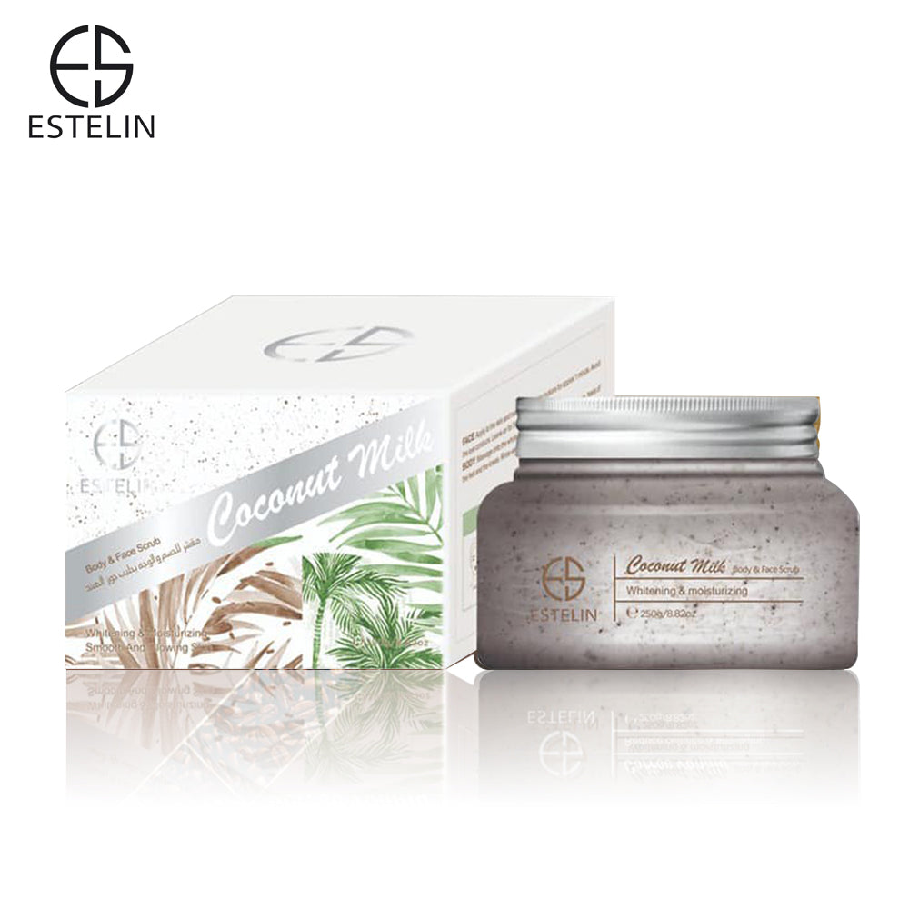 Estelin Coconut Milk Body and Face Scrub