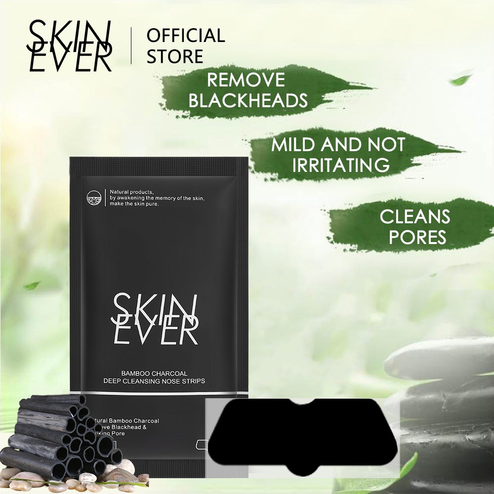 Skin Ever Bamboo Charcoal Deep Cleansing Nose Strips