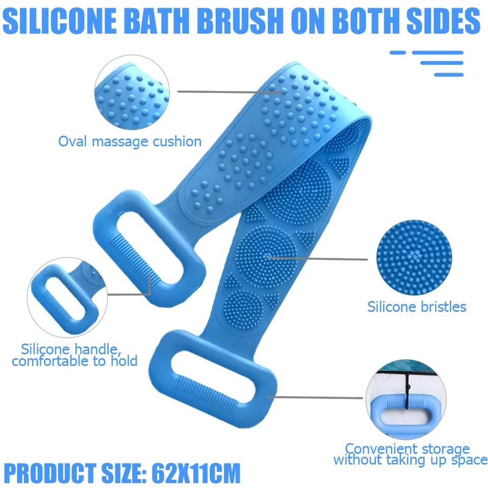 Silicone Shower Scrubber Belt