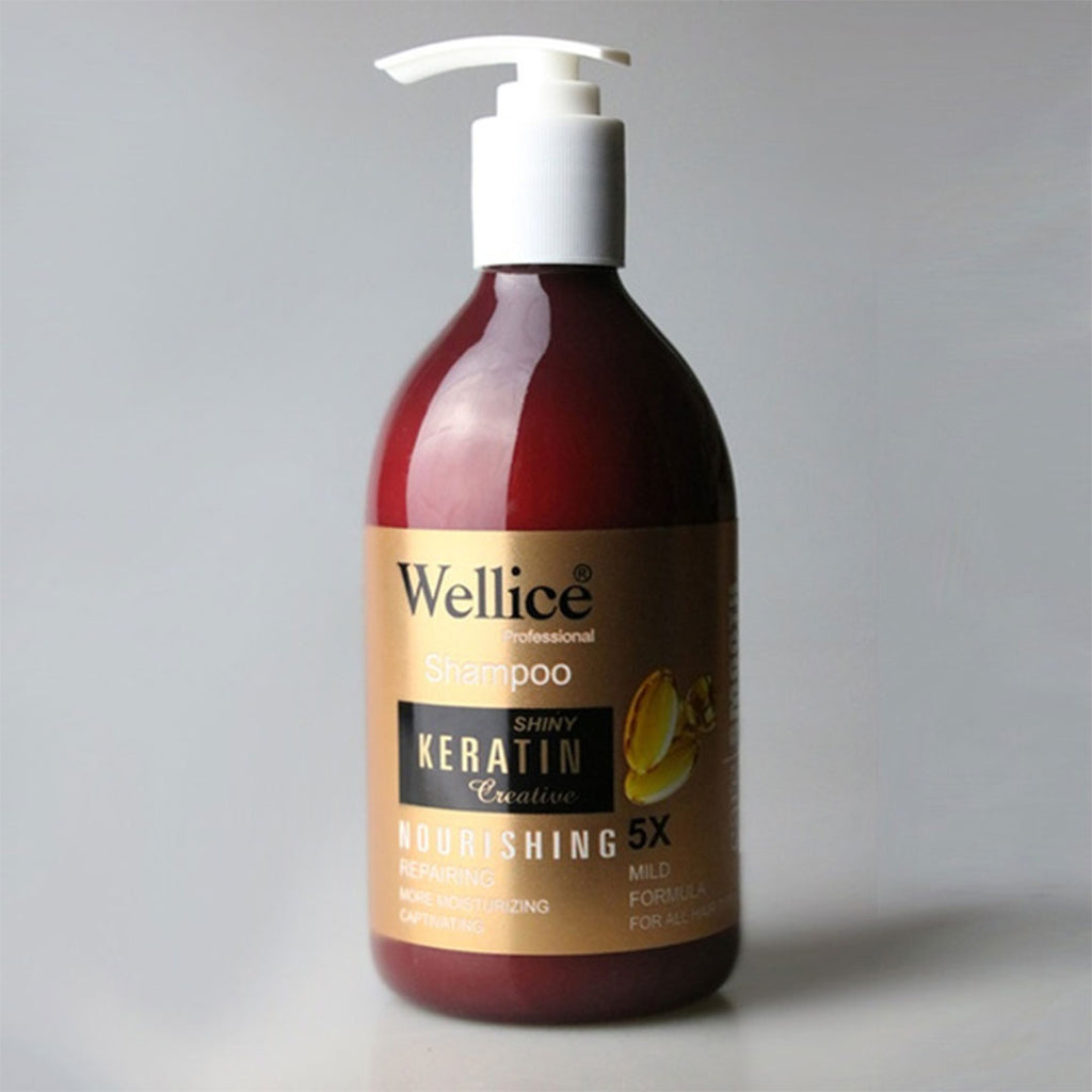 Wellice Wellice Keratin Shampoo 550g – beautygirl-pk