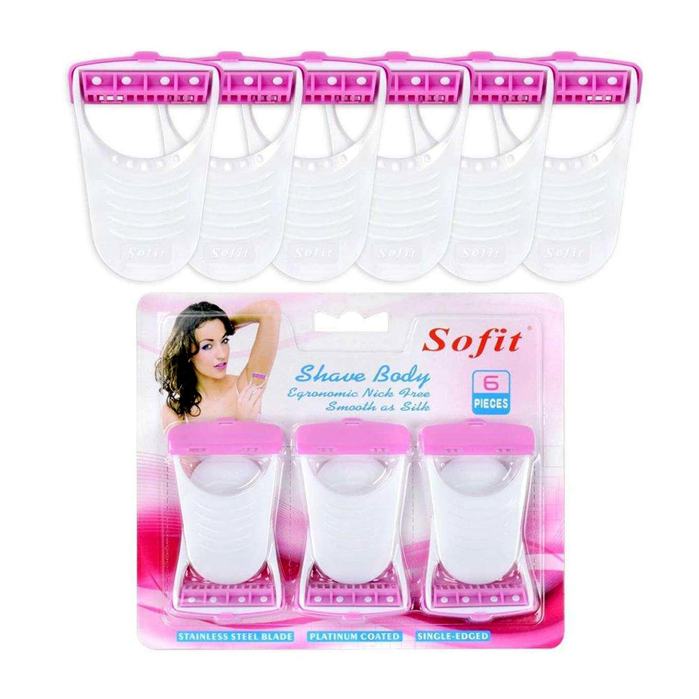 Max Shave Body Razor For Girls & Women - Pack Of 6