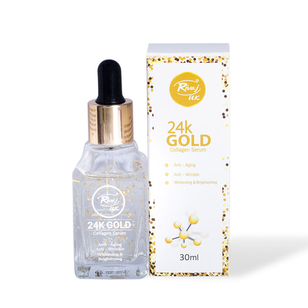 Rivaj UK 24K Gold Collagen Face Serum 30ml