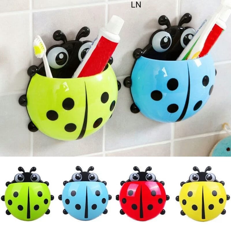 Ladybug Shaped Tooth Brush Holder