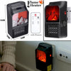 Mini Electric Flame Heater Portable Fireplace 900w