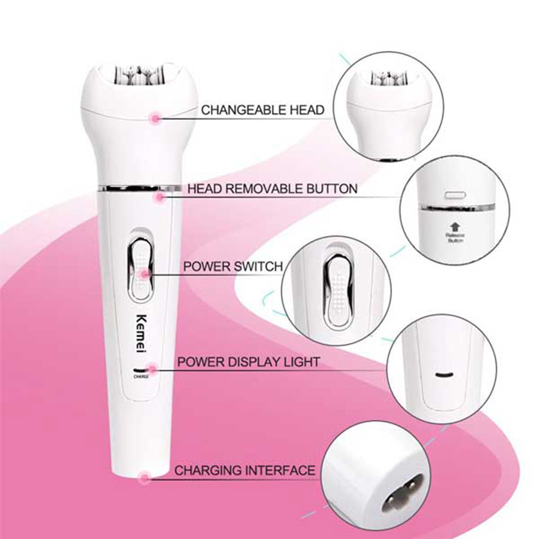 KEMEI 5 In 1 Hair Removal Tools Kit