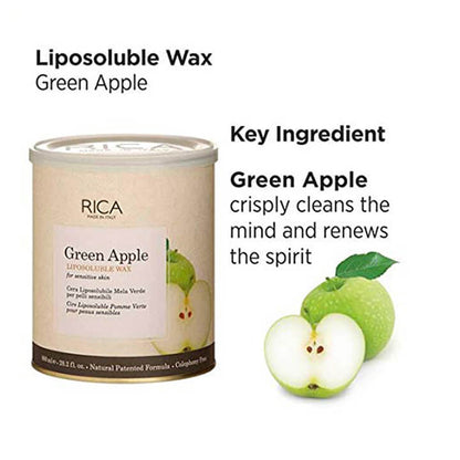 Rica Green Apple Sensitive Skin Lisposoluble Wax 800ml