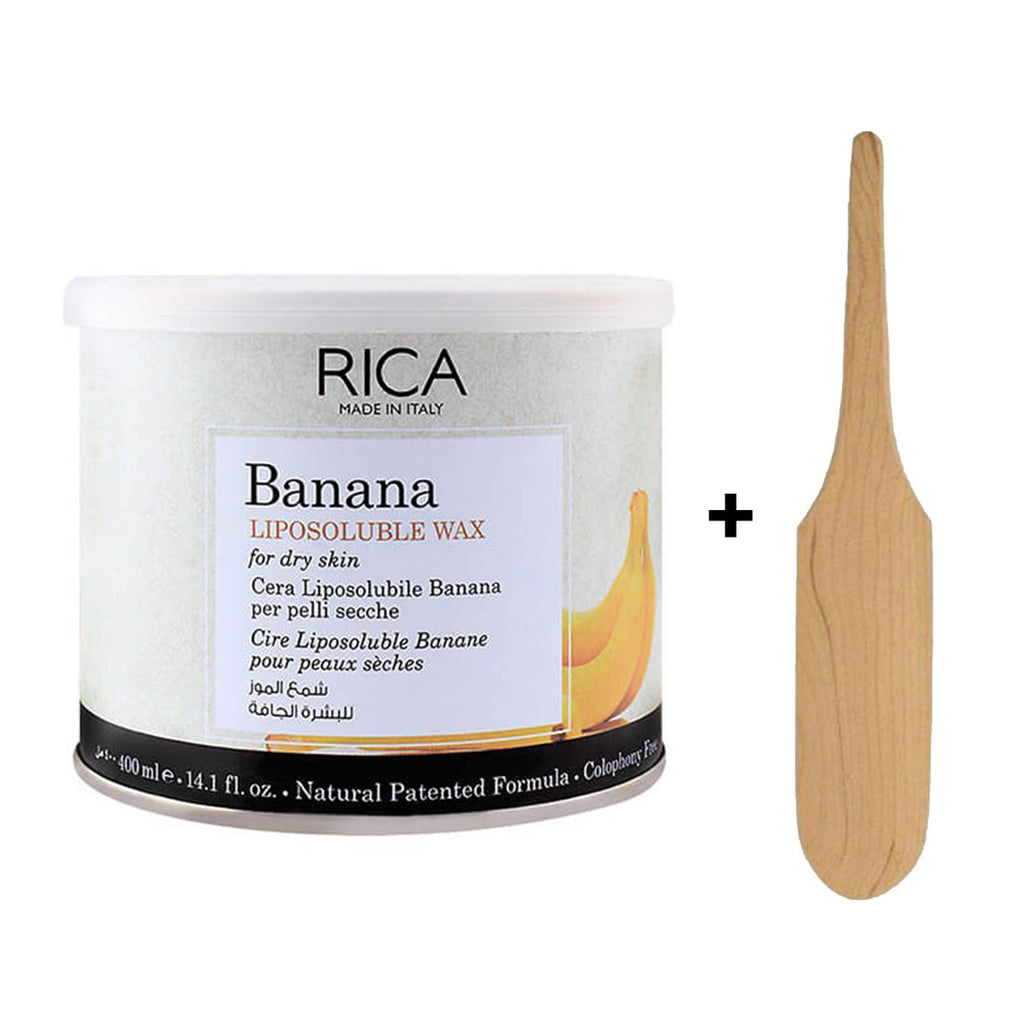 Rica Banana Dry Skin Liposoluble Wax 400ml