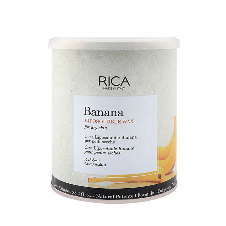 Rica Banana Dry Skin Liposoluble Wax 800ml