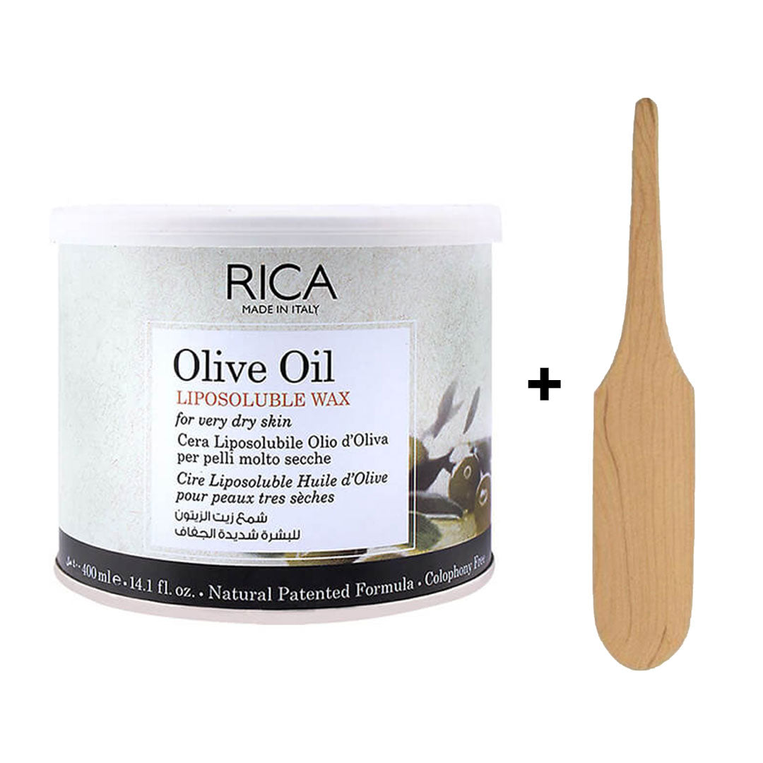 Rica Olive Oil Dry Skin Liposoluble Wax 400ml