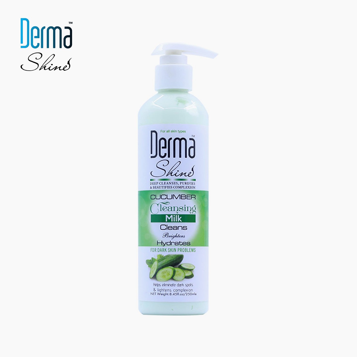 DERMA SHINE CUCUMBER CLEANSING MILK