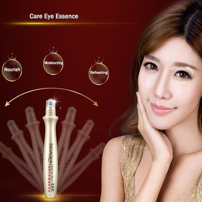 Bioaqua Gold Collagen Essence Eye Cream Anti Dark Circle Wrinkle Repairing Ball-Pen