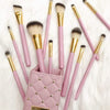 BH Cosmetics Pink Studded Elegance 12 Pc Brush Set