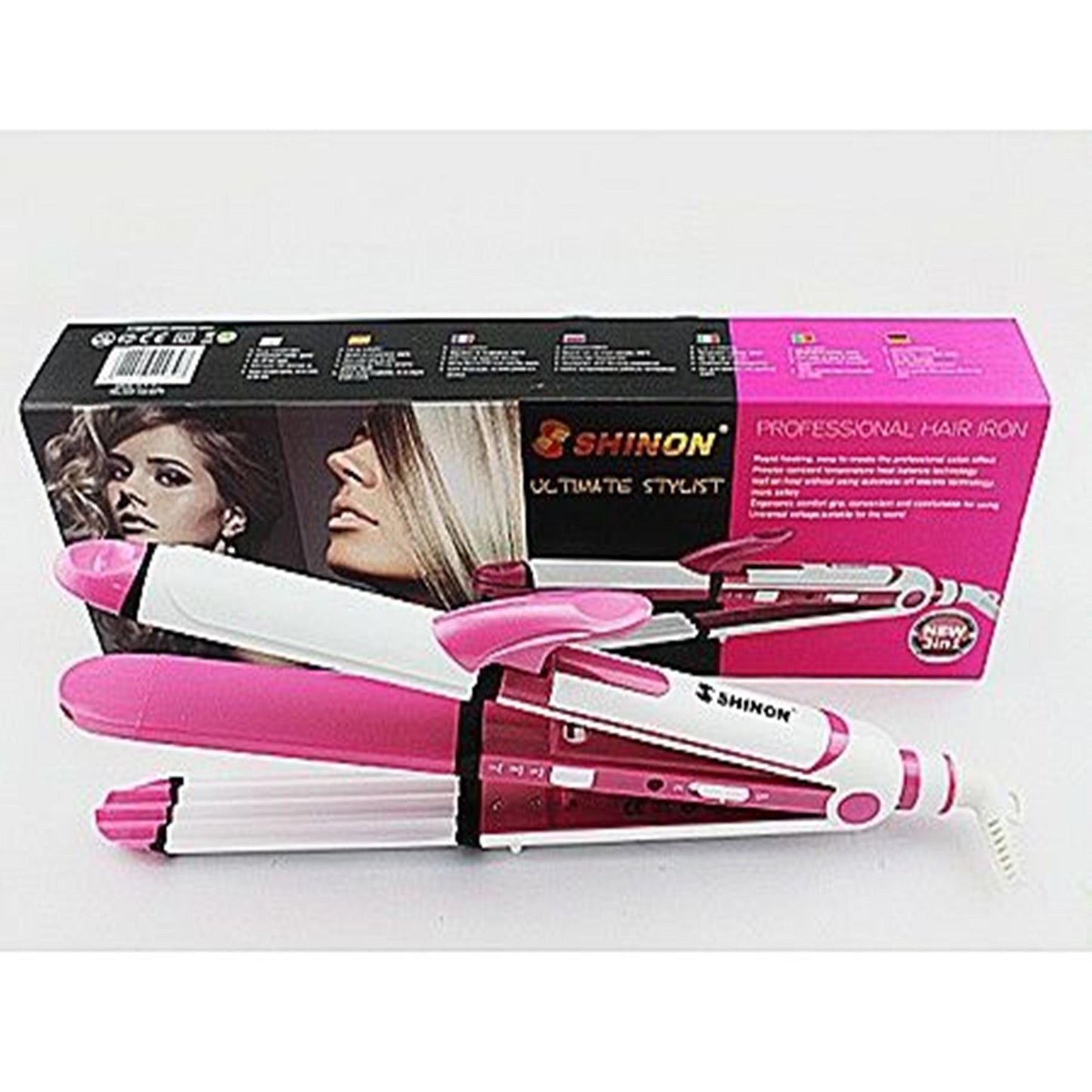 SHINON 3 In 1 Ultimate Stylist Professional Hair Iron (SH-8088)