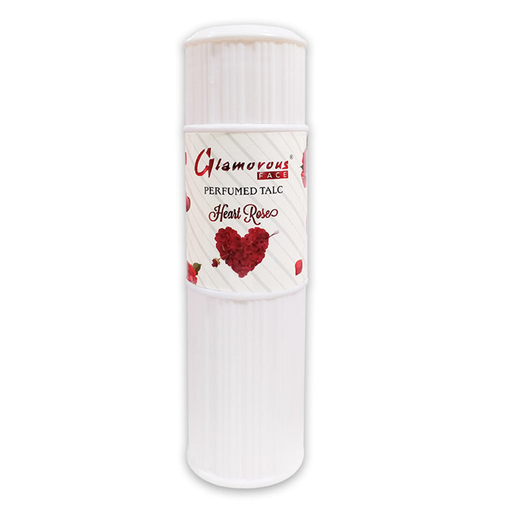 Talcum Powder Heart Rose Large