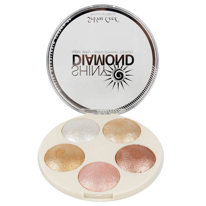 Seven Cool 5 in 1 Professional Crystal Shiny Diamond Highlighter Palette