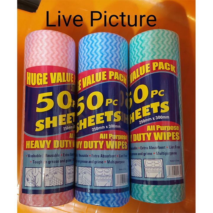 Heavy Duty Non Woven Disposable Cleaning Towel Sheet