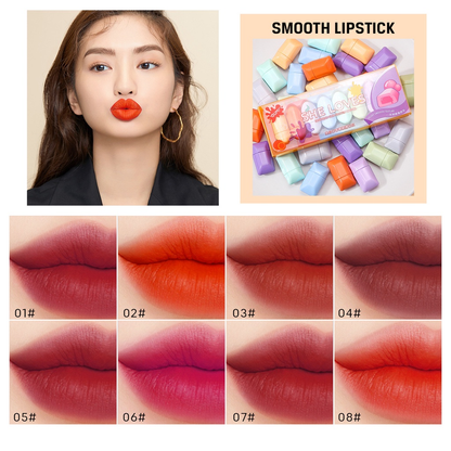 She Loves 8 Pcs Mini Candy Matte Lipstick Set