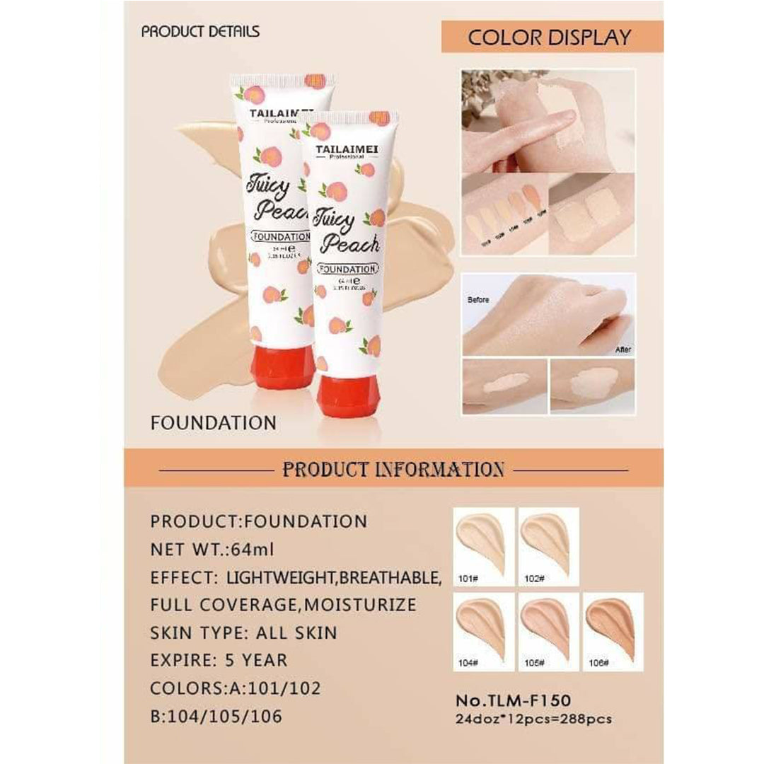 Tailaimei Juicy Peach Foundation