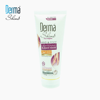 DERMA SHINE HAND AND FEET LIGHTENING BLEACH MASK